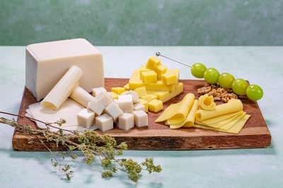 The company's 90% chickpea protein isolate can be incorporated into plant-based cheese analogs. Image Source; ChickP