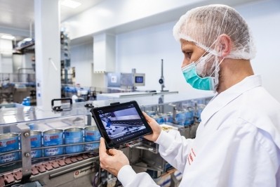 In Opole, Poland, a connected operator solution has been initiated to engage with colleagues for improvement actions. Image source: Danone