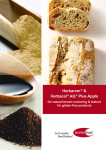 Clean & simple – Texture and brown colouring for gluten-free products