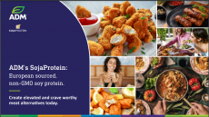 European-sourced, non-GMO, sustainable soy protein.