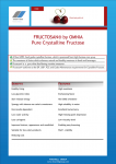 Fructosan®  by Omnia, natural Non-GMO fructose