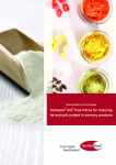 Herbacel® AQ® Plus Citrus for reducing fat and salt content in savoury products