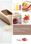 The functional and highly water binding citrus fibre