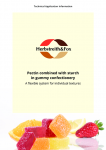 Pectin combined with starch in gummy confectionery - A flexible system for individual textures