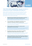 The ten most important rules to run a CIP process efficiently
