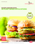 Yeast, progressive solutions for taste modulation in plant-based applications